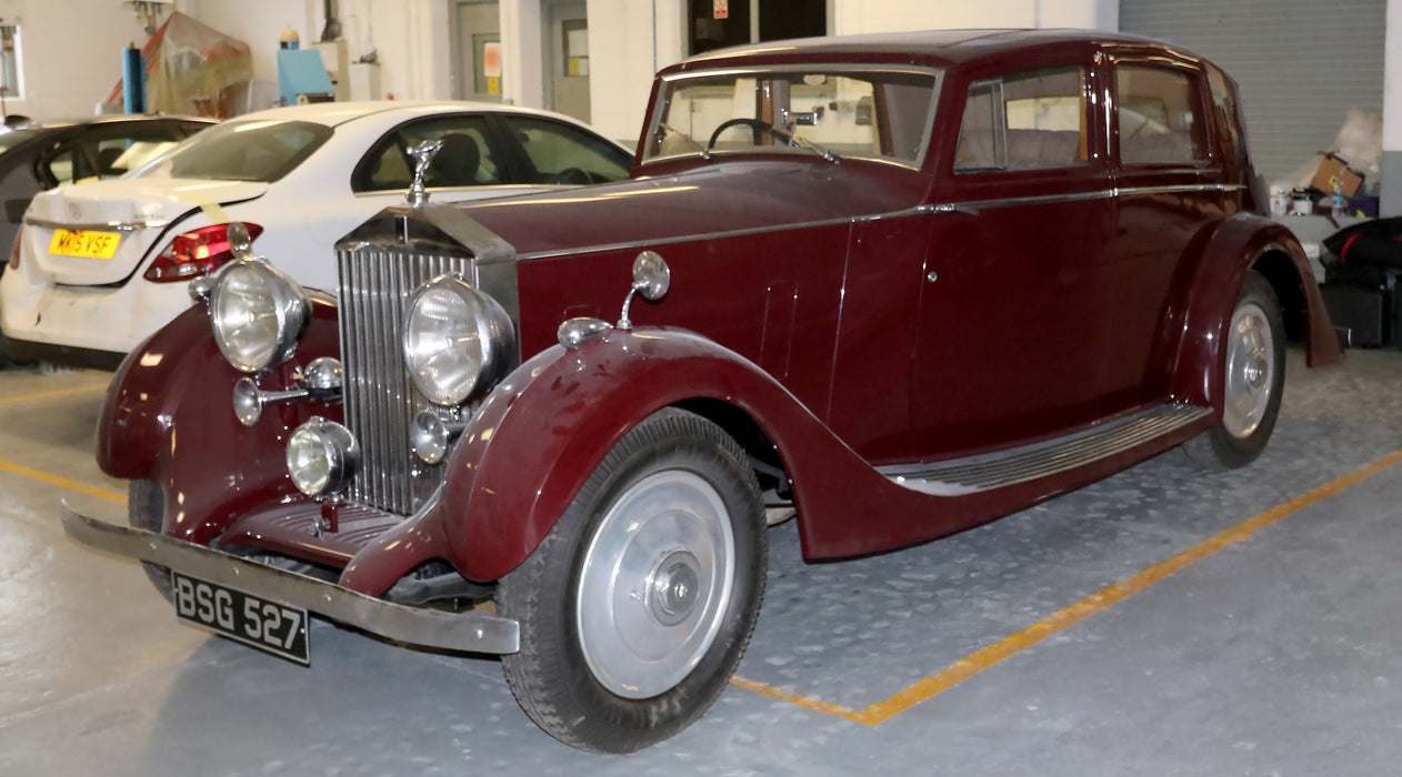Oxford Diecast Rolls Royce 25/30 - Thrupp & Maberley Burgundy 43R25001 Scanned Car 3