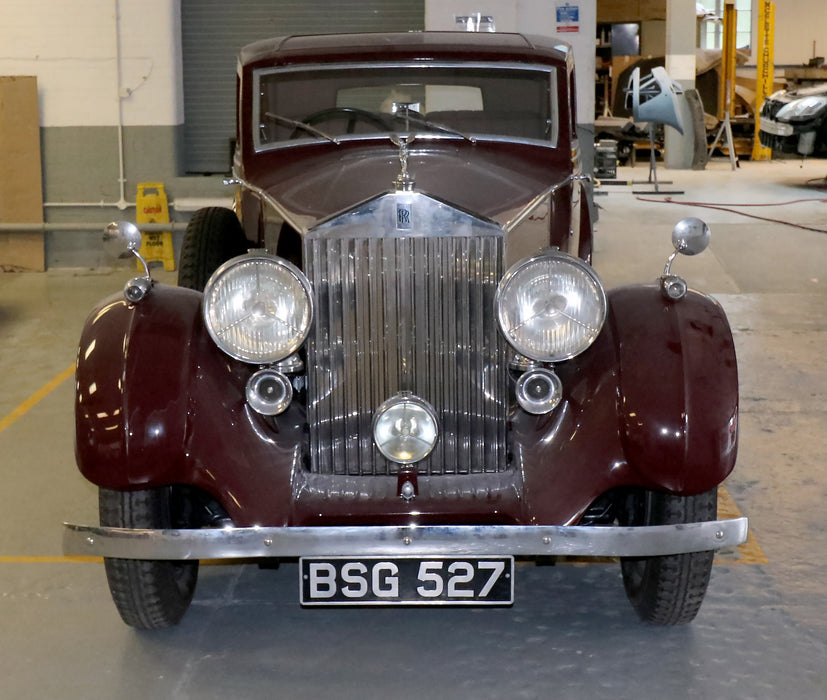 Oxford Diecast Rolls Royce 25/30 - Thrupp & Maberley Burgundy 43R25001 Scanned Car 4