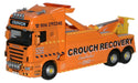 Oxford Diecast Crouch Recovery Scania Topline Recovery Truck - 1:76 Scale