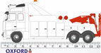 OXFORD DIECAST SP023 White (Boniface) Volvo Boniface Recovery Oxford Specials 1:76 Scale Model  Left