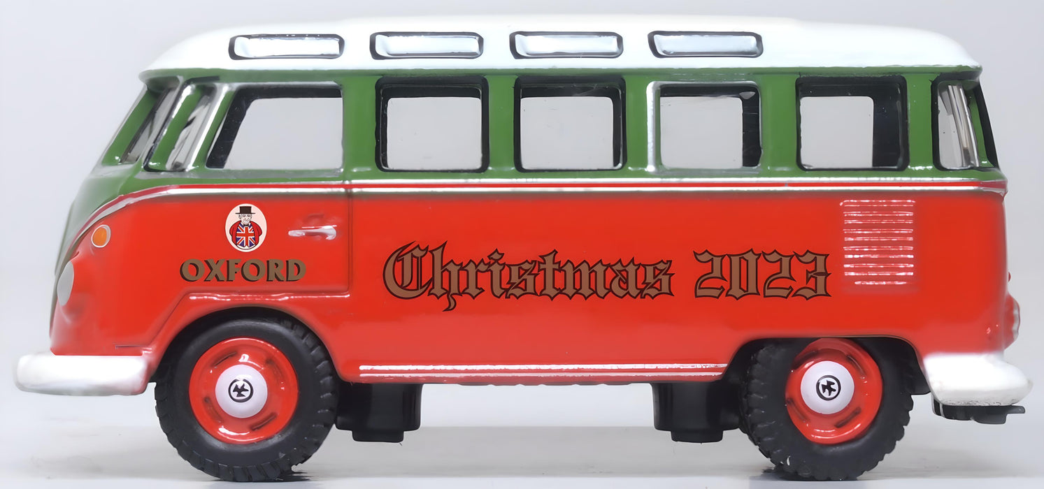 SP172 1:76 Scale VW Split Screen Samba Bus Xmas 2023 Left