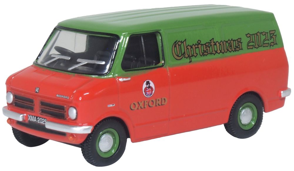 Oxford Diecast Bedford CF Van Xmas 2025 1:76