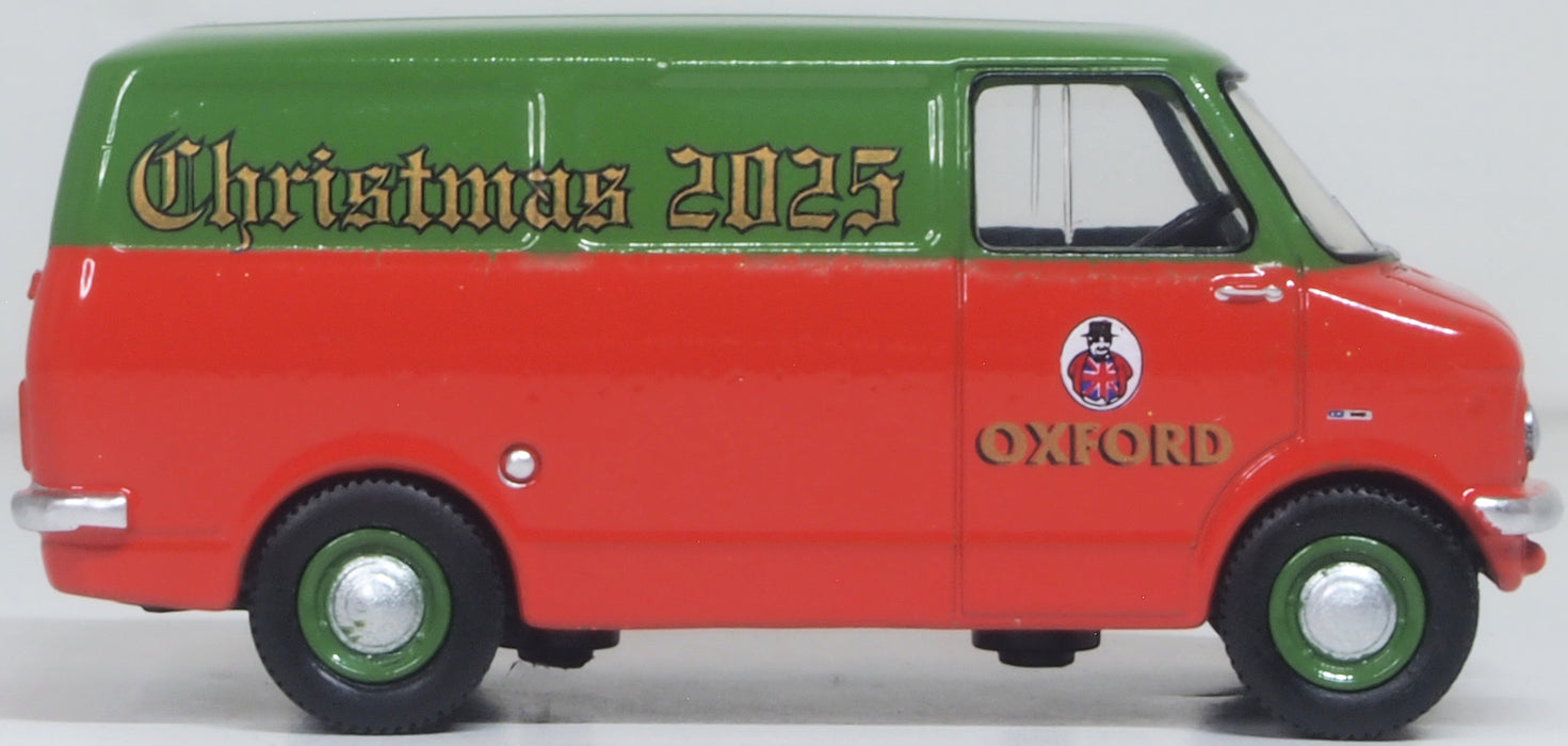 Oxford Diecast Bedford CF Van Xmas 2025 1:76