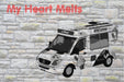 Oxford Diecast Mr Whippy Mercedes Ice Cream Van - 1:76 Scale 76WM001 Art Taff