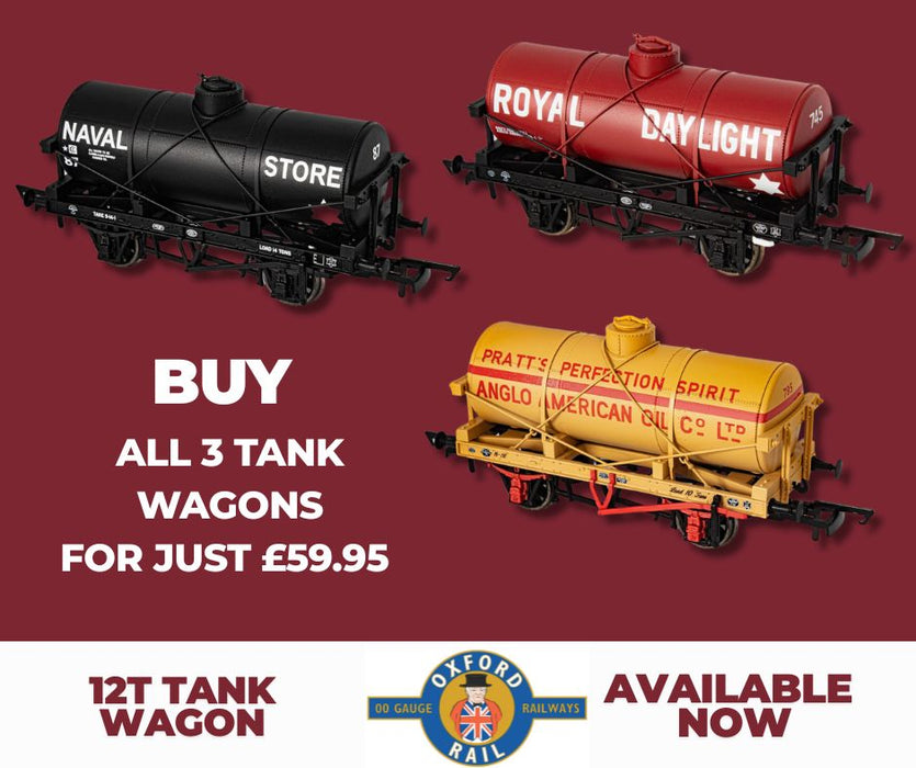 3 x 12T Tank Wagons