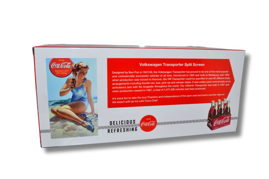 Oxford Diecast VW Bus Coca Cola - 1:24 Scale