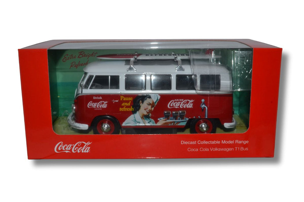 Oxford Diecast VW Bus Coca Cola - 1:24 Scale