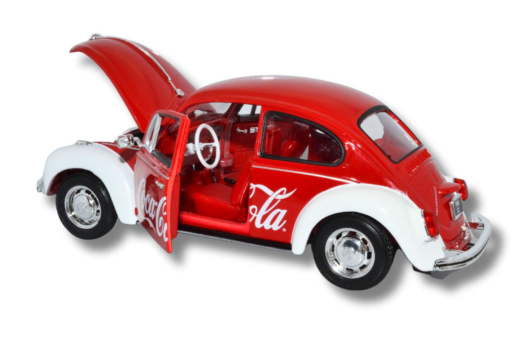 Oxford Diecast Volkswagen Beetle Coca Cola - 1:24 Scale