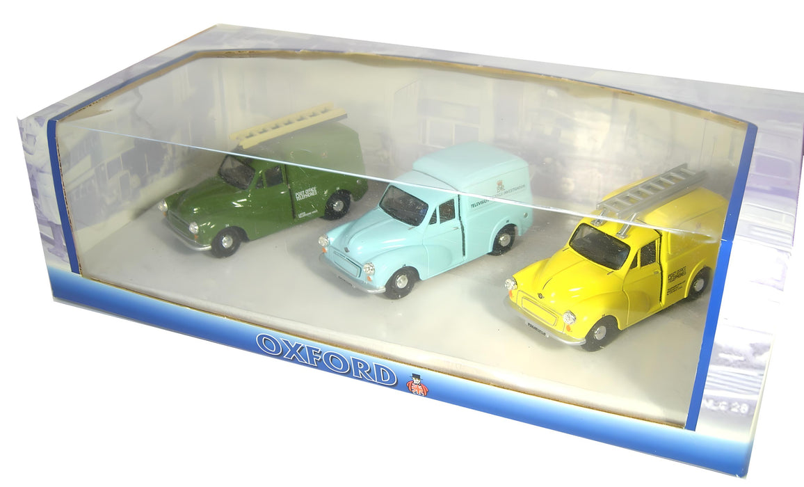 OXFORD DIECAST SET 22 Post Office/TV Licence Oxford Gift 1:43 Scale Model Post Office Theme