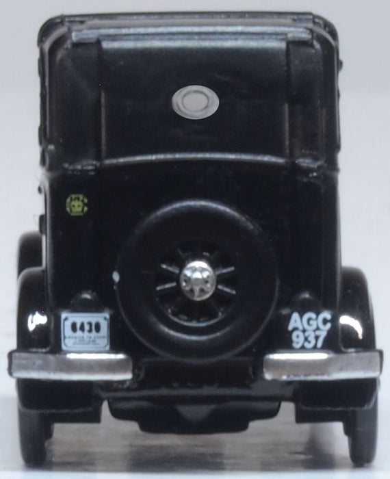 Oxford Diecast Austin Low Loader Taxi Black 1:120 TT Scale.