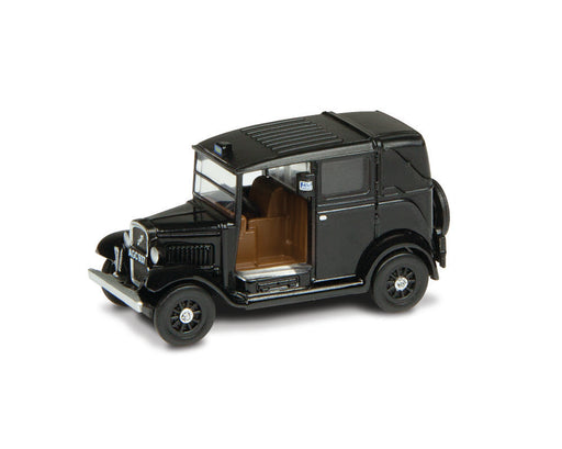 Oxford Diecast Austin Low Loader Taxi Black 1:120 TT Scale.