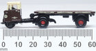 Oxford Diecast Scammell Mechanical Horse Flat Trailer GWR 1:120 TT Scale.