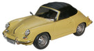 Cararama Porsche 356 Yellow - 1:43 Scale 143ND1032002