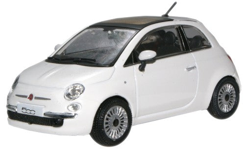 Cararama Fiat 500 New White - 1:43 Scale 143PND32850