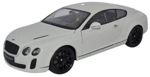 Welly Bentley Continental White - 1:18 Scale — Oxford Diecast