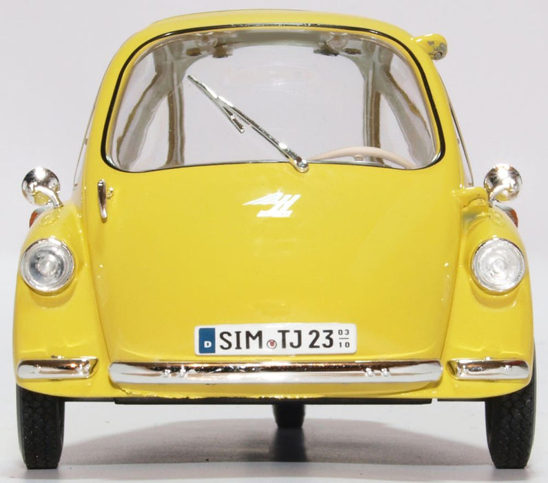 Oxford Diecast Heinkel Kabine Yellow 18HE003