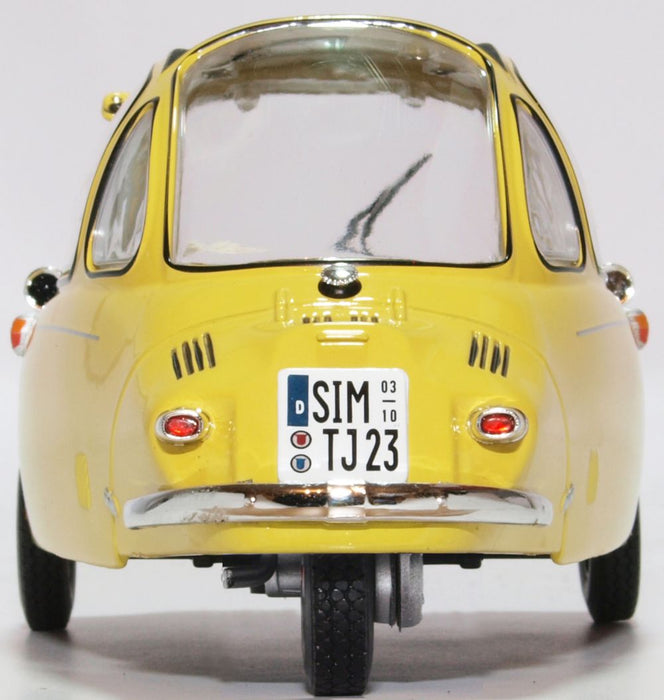 Oxford Diecast Heinkel Kabine Yellow 18HE003