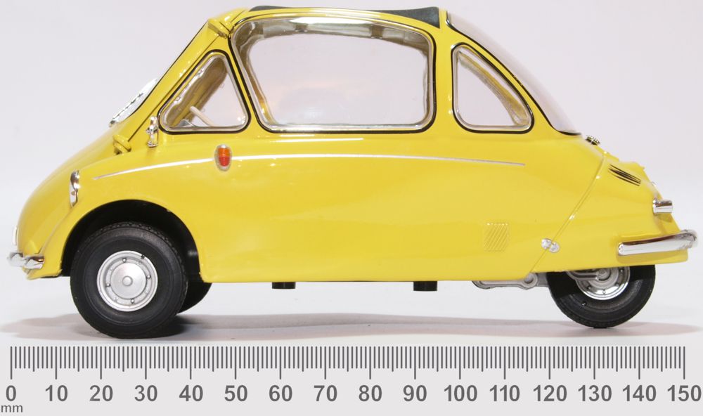 Oxford Diecast Heinkel Kabine Yellow 18HE003