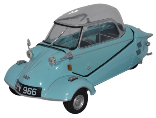 Oxford Diecast Messerschmitt KR200 Bubble Top Light Blue - 1:18 Scale 18MBC004