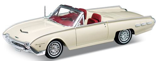 Welly Ford Thunderbird 1962 Cream - 1:18 Scale — Oxford Diecast