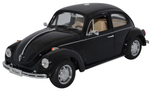 Welly VW Beetle Hard Top Black - 1:24 Scale 22436WBLACK