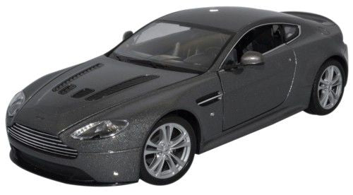 Welly Aston Martin Silver - 1:24 Scale 24017WSILVER