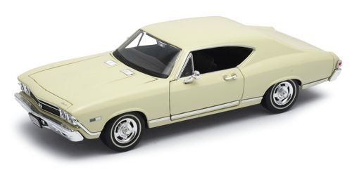 Welly Chevrolet Chevelle 1968 Cream - 1:24 Scale 29397WCREAM