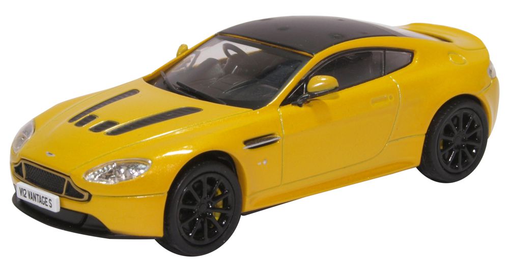 Oxford Diecast Aston Martin Vantage S Sunburst Yellow 43AMVT003