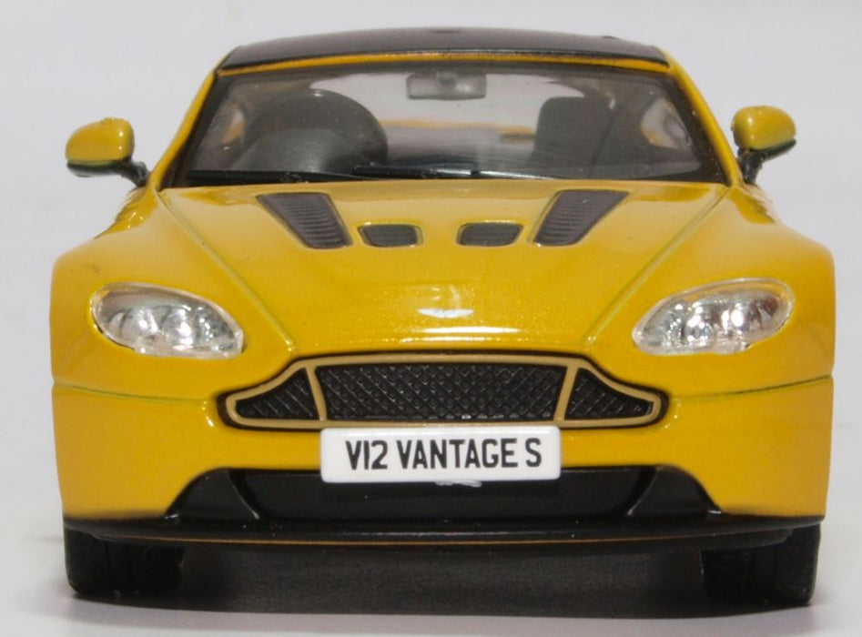 Oxford Diecast Aston Martin Vantage S Sunburst Yellow 43AMVT003