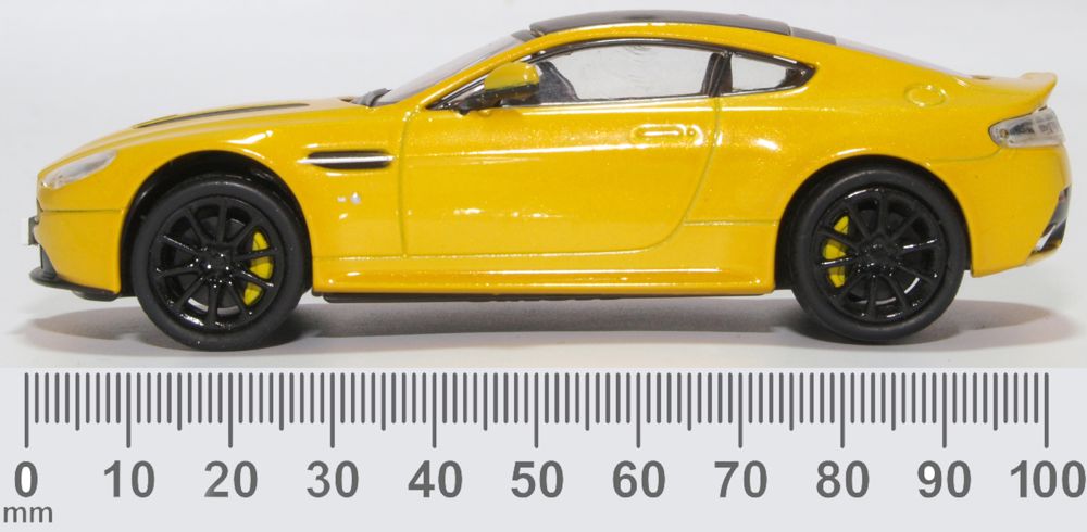 Oxford Diecast Aston Martin Vantage S Sunburst Yellow 43AMVT003