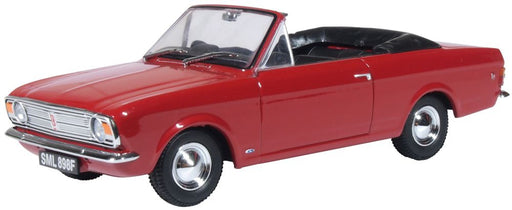 Oxford Diecast Dragoon Red Ford Cortina Crayford Open Top 43CCC003