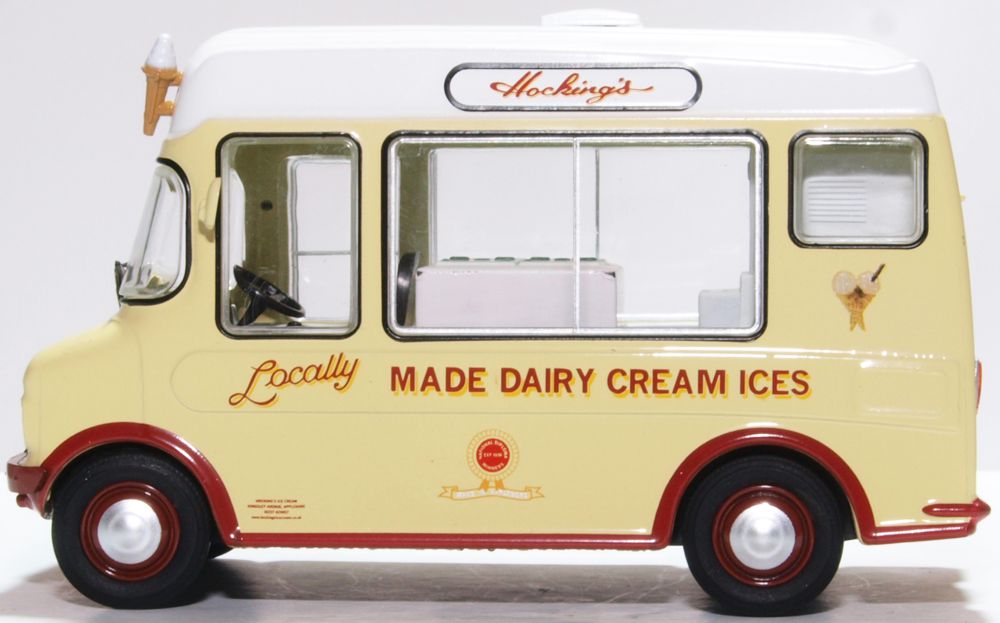 Oxford Diecast Bedford CF Ice Cream Van Morrison Hockings 43CF002