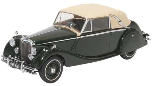 Oxford Diecast Jaguar Mkv DHC Closed British Racing Green 43JAG5002