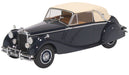 Oxford Diecast Jaguar MKV Closed Dark Blue/tan 43JAG5003