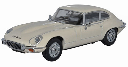 Oxford Diecast Jaguar V12 E Type Coupe Old English White 43JAGV12006