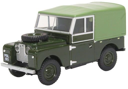 Oxford Diecast Land Rover Series I 88inch Canvas Bronze Green. 43LAN188024