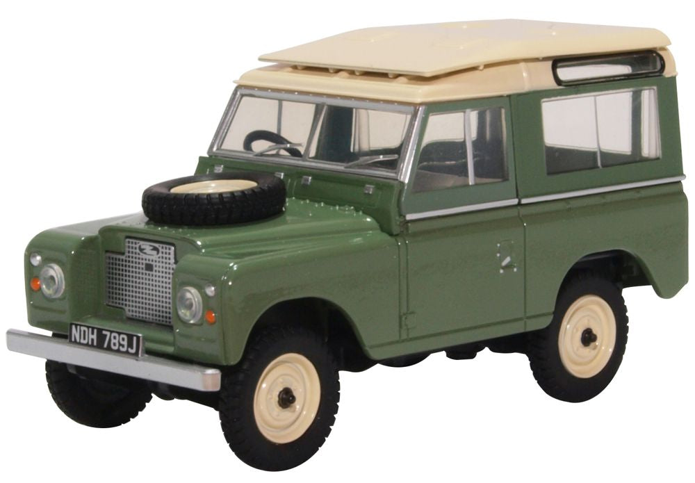 Oxford Diecast Land Rover Series IIA SWB Station Wagon Pastel Green 43LR2AS003