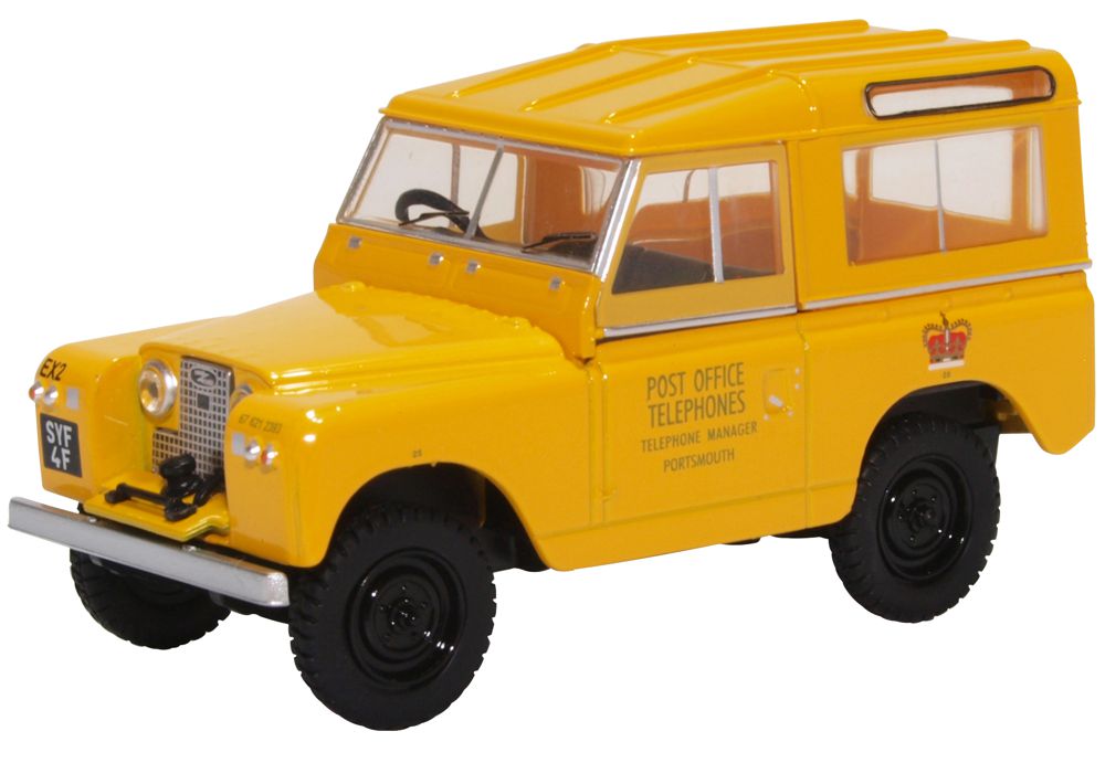 Oxford Diecast Land Rover Series II SWB Hard Top Post Office Telephone 43LR2S004