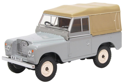 Oxford Diecast Land Rover Series III SWB Canvas Mid Grey 43LR3S003