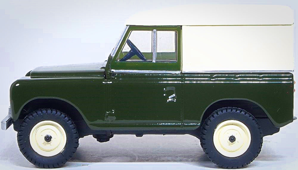 Oxford Diecast 43LR3S005 Land Rover Series III SWB Hard Top 
