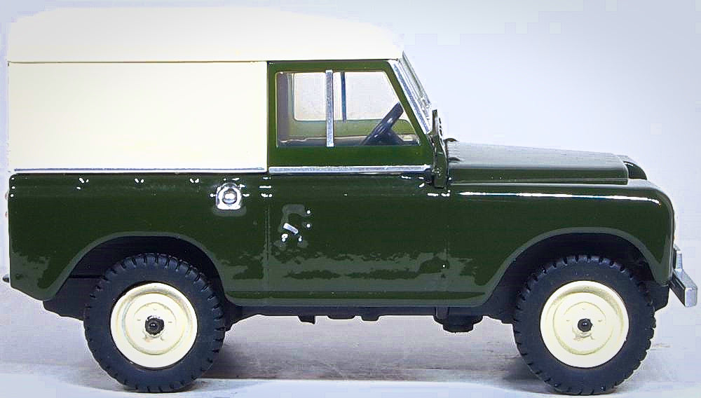 Oxford Diecast 43LR3S005 Land Rover Series III SWB Hard Top 