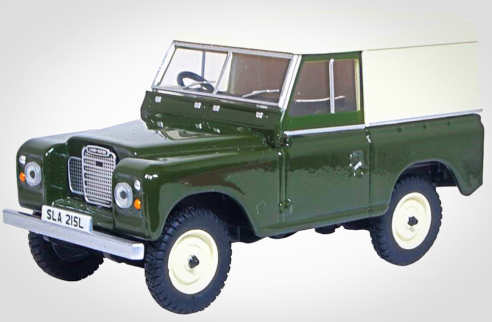 Oxford Diecast 43LR3S005 Land Rover Series III SWB Hard Top 