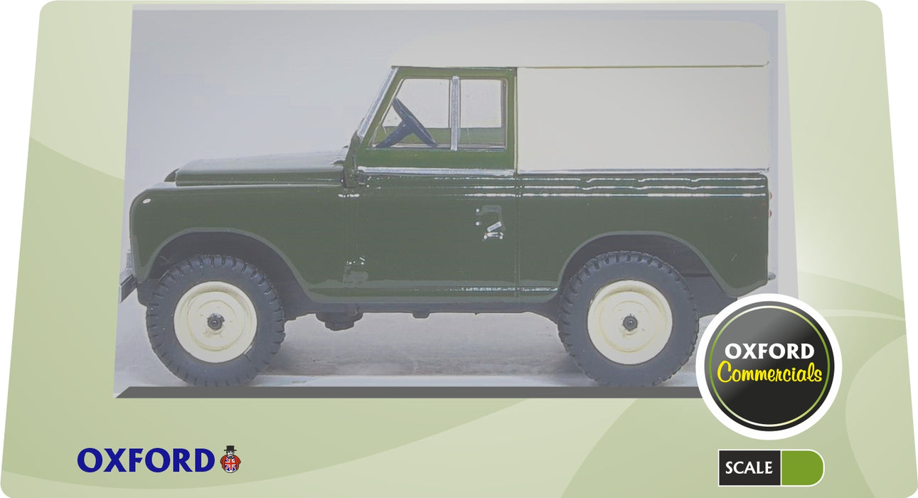 Oxford Diecast Land Rover Series III SWB Hard Top Bronze Green