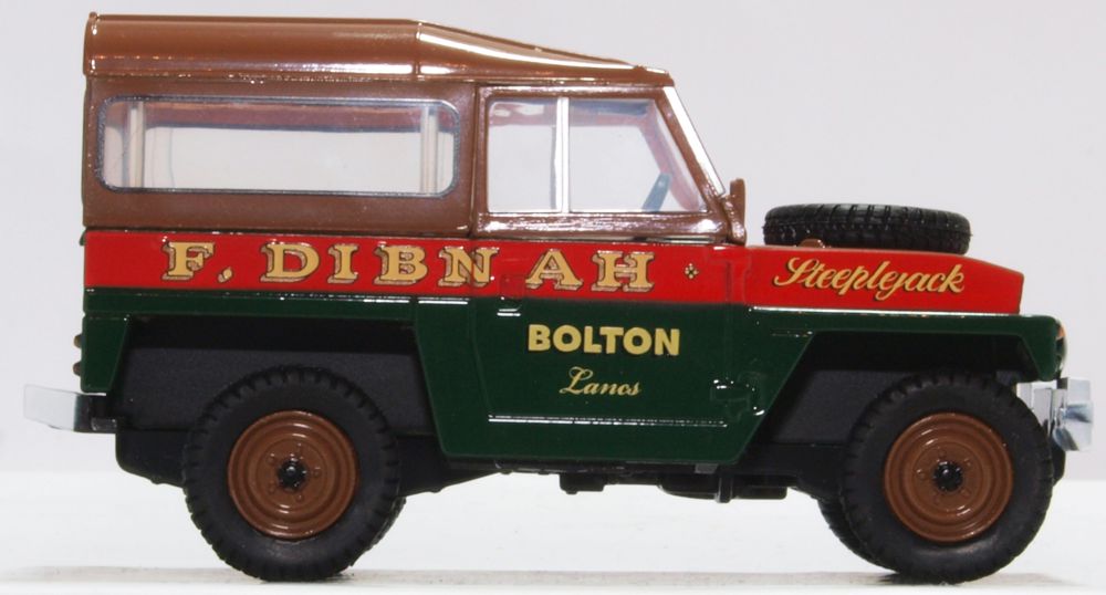 Oxford Diecast Land Rover Lightweight Hard Top Fred Dibnah 43LRL006
