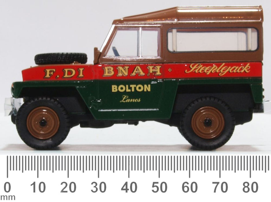Oxford Diecast Land Rover Lightweight Hard Top Fred Dibnah 43LRL006