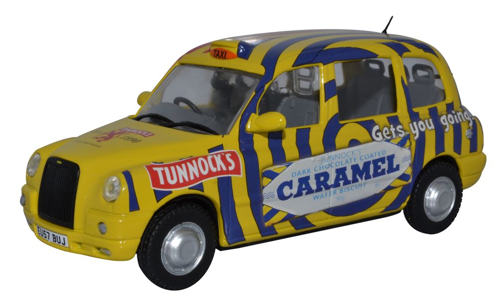 ミニカー MILTON MINI TOYS No,306 CHEVROLET TAXI OXFORD DIECAST 1:43 Scale Tunnocks TX4 Taxi — Oxford Diecast