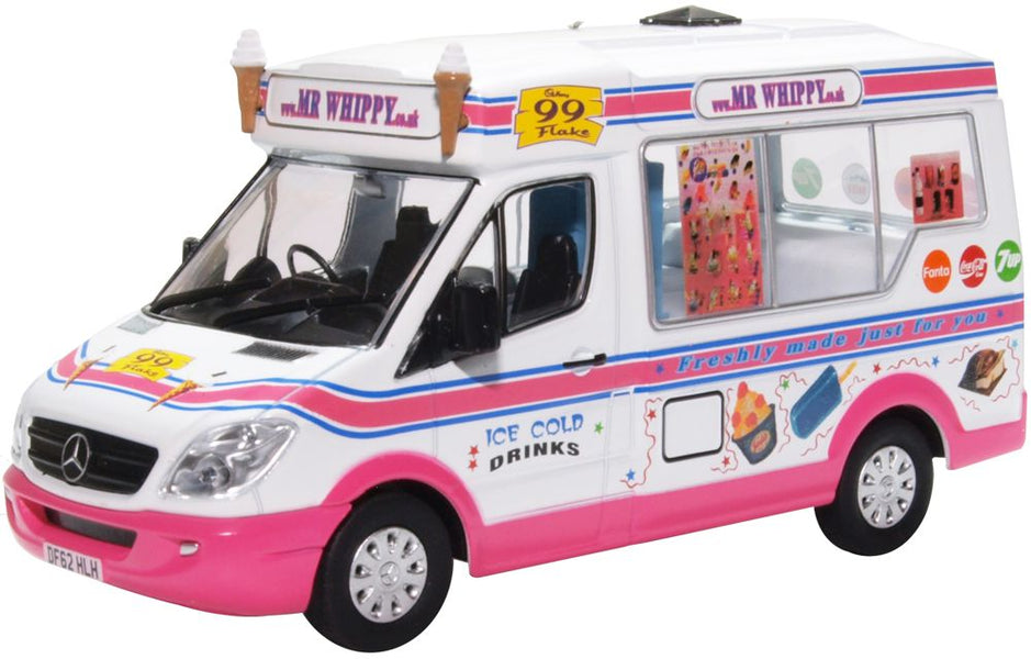 OXFORD DIECAST 1:43 Scale Whitby Mondial Ice Cream Van Mr Whippy
