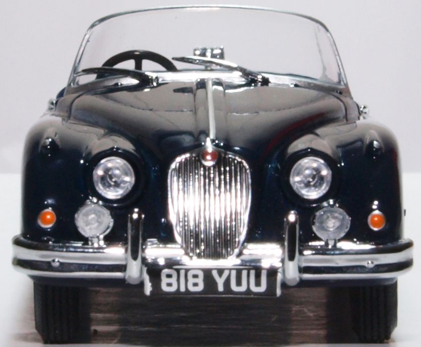 Oxford Diecast Jaguar XK150 Roadster Indigo Blue 43XK150009