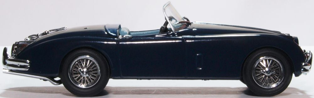 Oxford Diecast Jaguar XK150 Roadster Indigo Blue 43XK150009