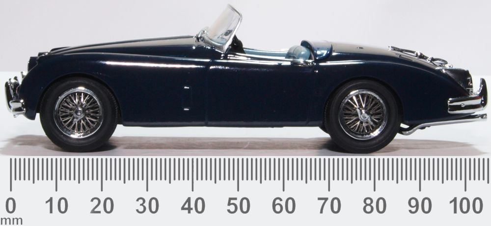 Oxford Diecast Jaguar XK150 Roadster Indigo Blue 43XK150009
